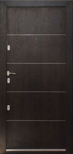 Nívó biztonsági ajtó - M4 P sötét wenge